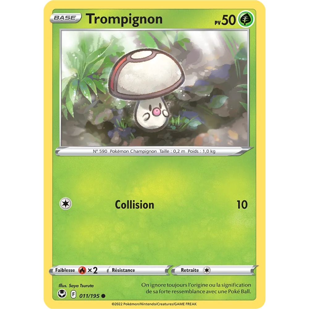 Carte Trompignon - Commune (Brillante) de Pokémon Tempête Argentée 011/195