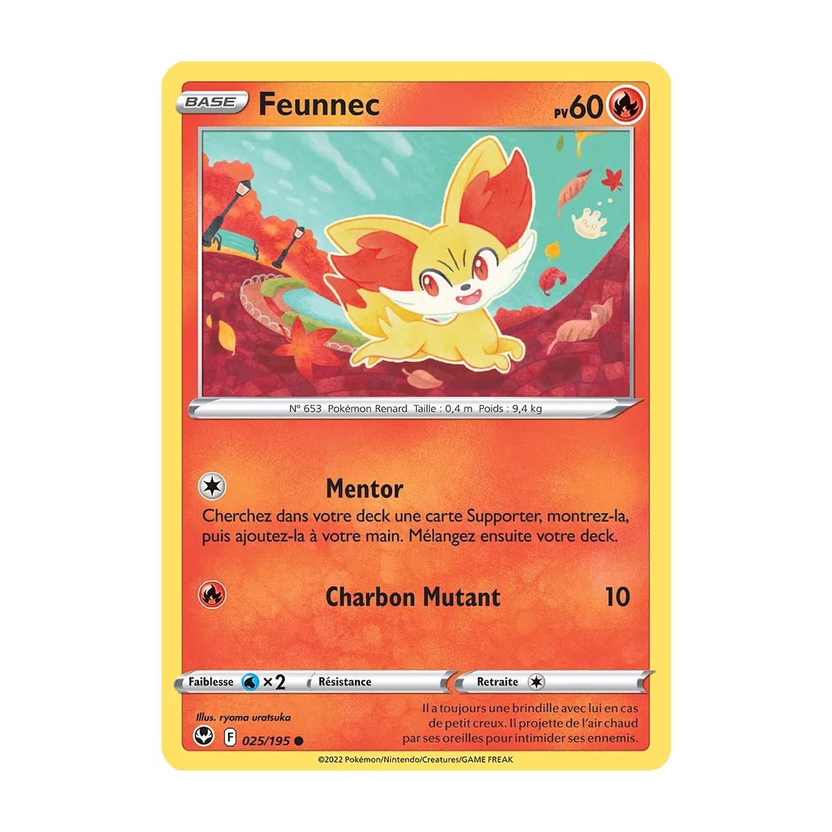 Feunnec 025/195 : Joyau Commune (Brillante) de l'extension Pokémon Tempête Argentée