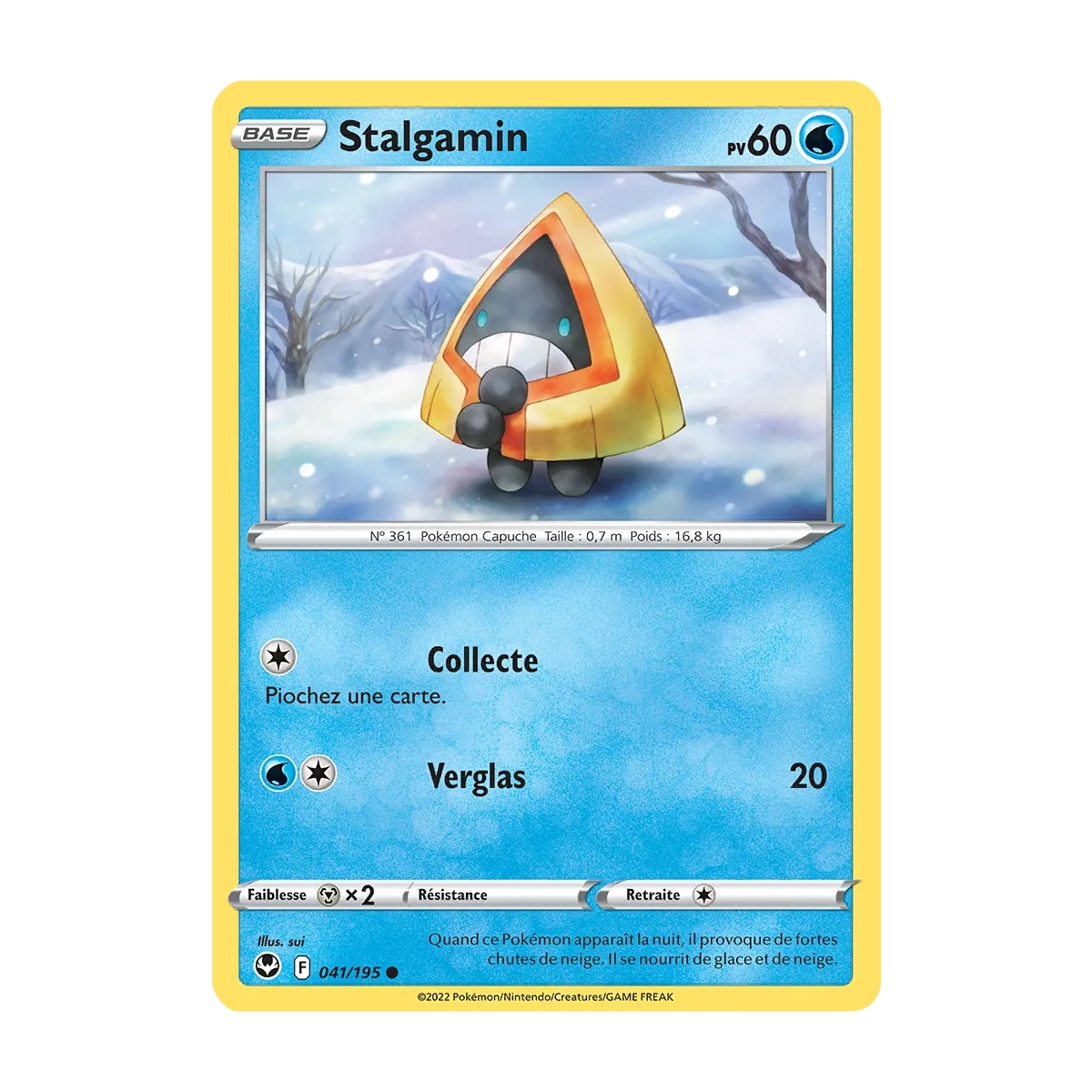 Carte Stalgamin - Commune (Brillante) de Pokémon Tempête Argentée 041/195