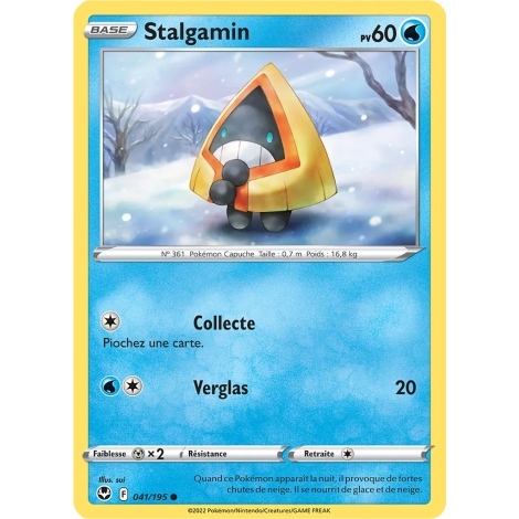 Carte Stalgamin - Commune (Brillante) de Pokémon Tempête Argentée 041/195