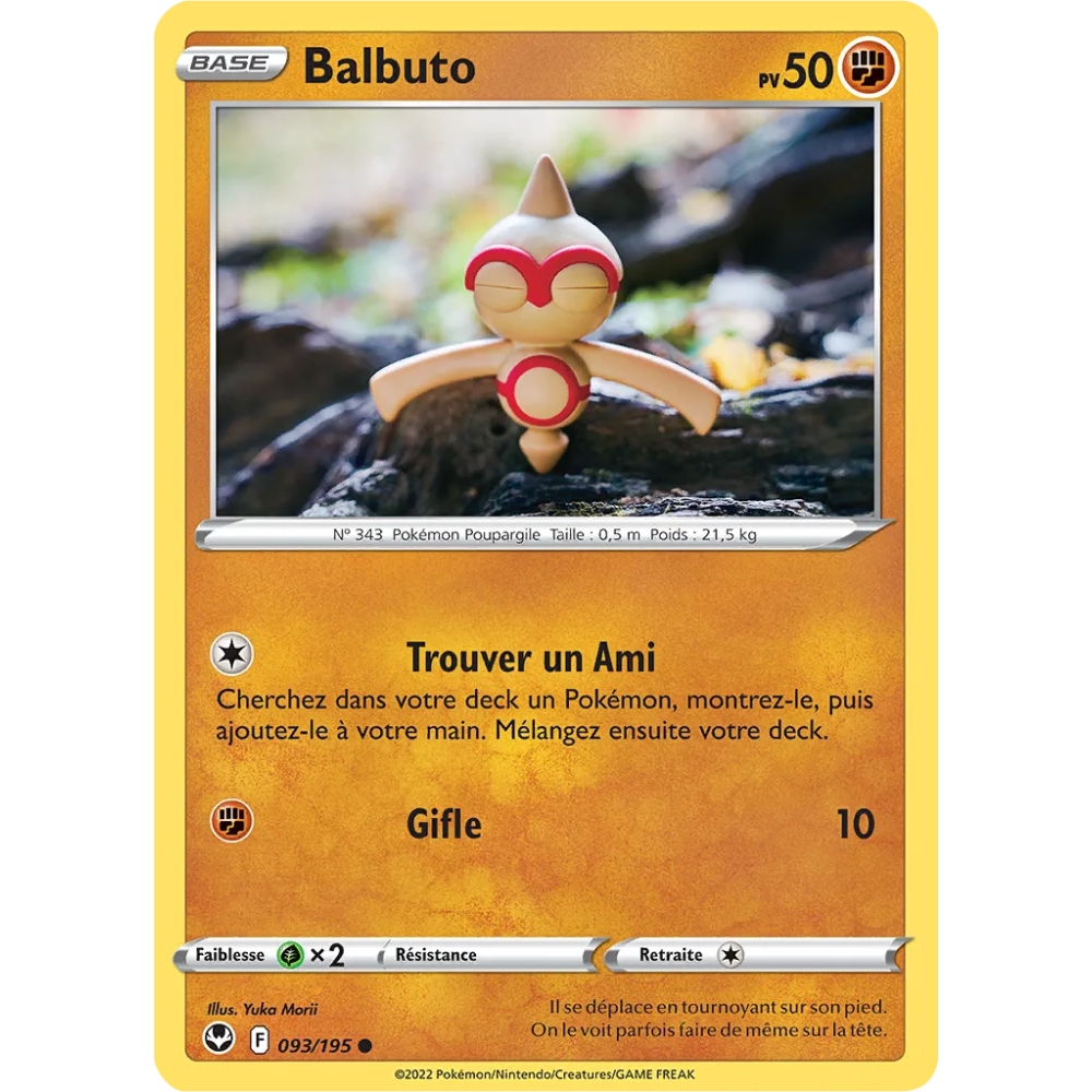 Balbuto 093/195 : Joyau Commune (Brillante) de l'extension Pokémon Tempête Argentée