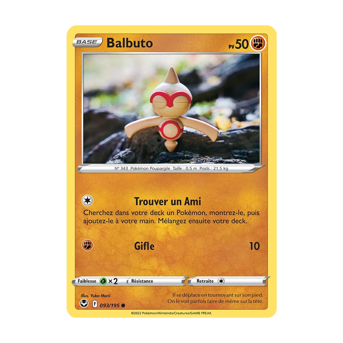 Balbuto 093/195 : Joyau Commune (Brillante) de l'extension Pokémon Tempête Argentée