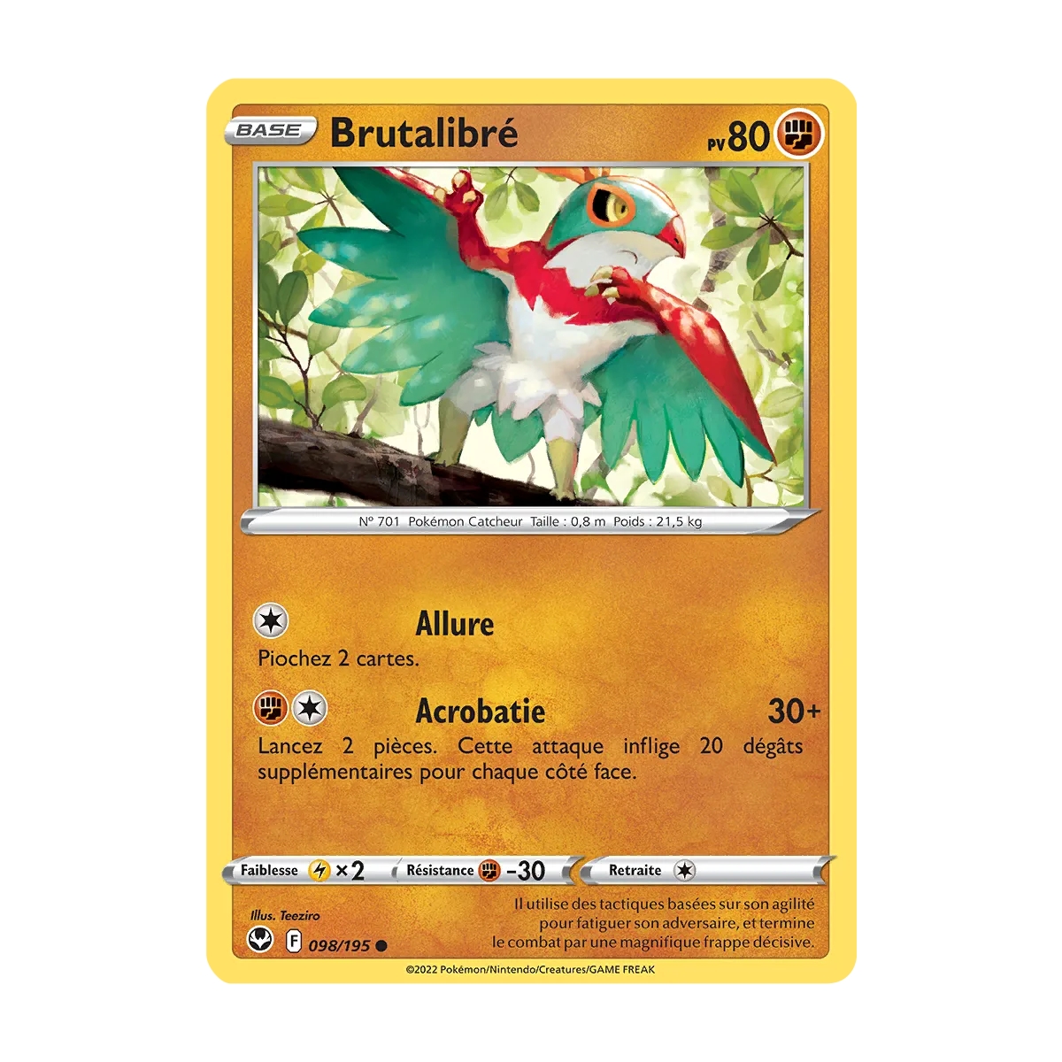 Brutalibré 098/195 : Joyau Commune (Brillante) de l'extension Pokémon Tempête Argentée