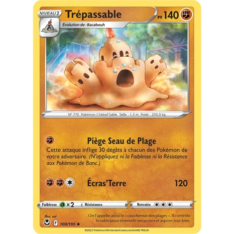 Carte Trépassable - Peu commune (Brillante) de Pokémon Tempête Argentée 100/195