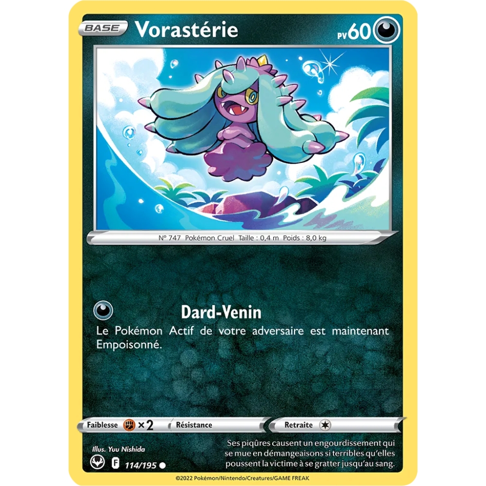 Vorastérie 114/195 : Joyau Commune (Brillante) de l'extension Pokémon Tempête Argentée