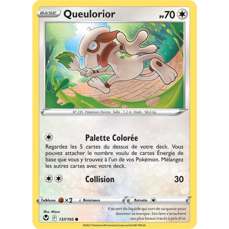 Queulorior 137/195 : Joyau Commune (Brillante) de l'extension Pokémon Tempête Argentée