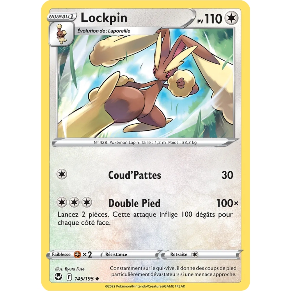 Lockpin 145/195 : Joyau Peu commune (Brillante) de l'extension Pokémon Tempête Argentée