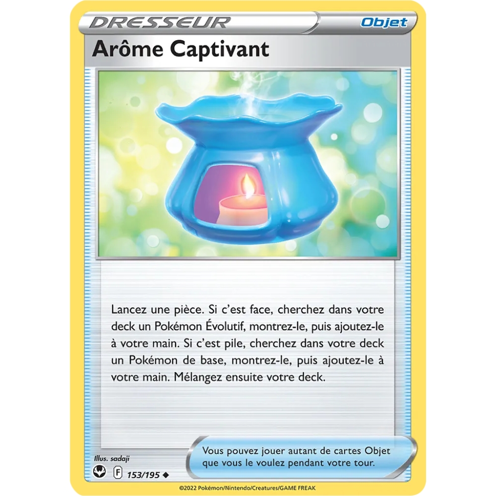 Arôme Captivant 153/195 : Joyau Peu commune (Brillante) de l'extension Pokémon Tempête Argentée