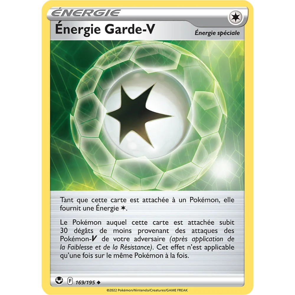 Énergie Garde-V 169/195 : Joyau Peu commune (Brillante) de l'extension Pokémon Tempête Argentée