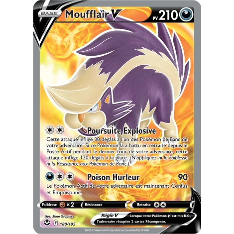 Moufflair 180/195 : Joyau Ultra rare de l'extension Pokémon Tempête Argentée