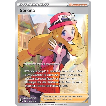 Découvrez Serena, carte Ultra rare de la série Tempête Argentée