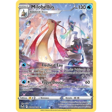 Milobellus Dresseurs holographique rare de la série Tempête Argentée