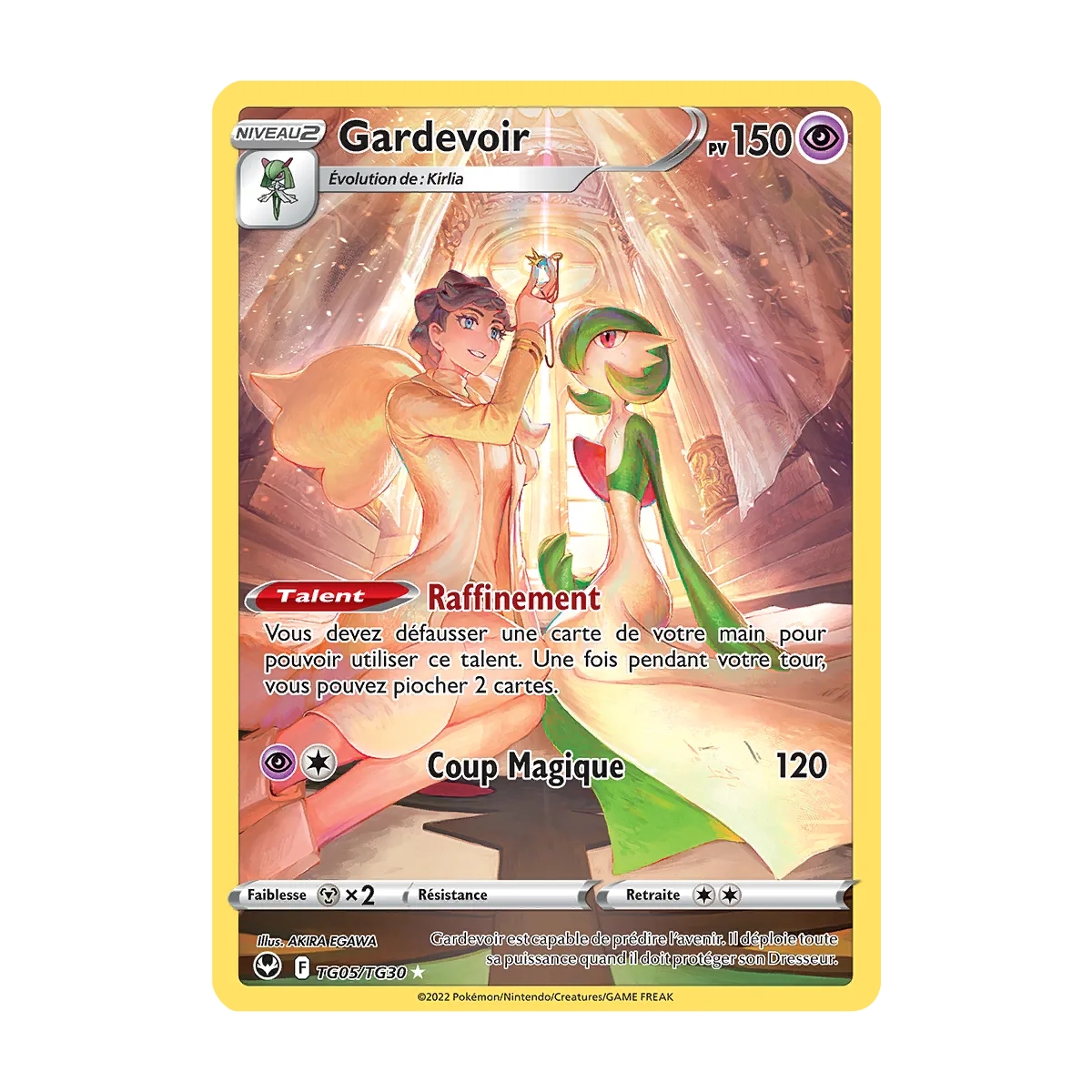 Gardevoir Dresseurs holographique rare de la série Tempête Argentée