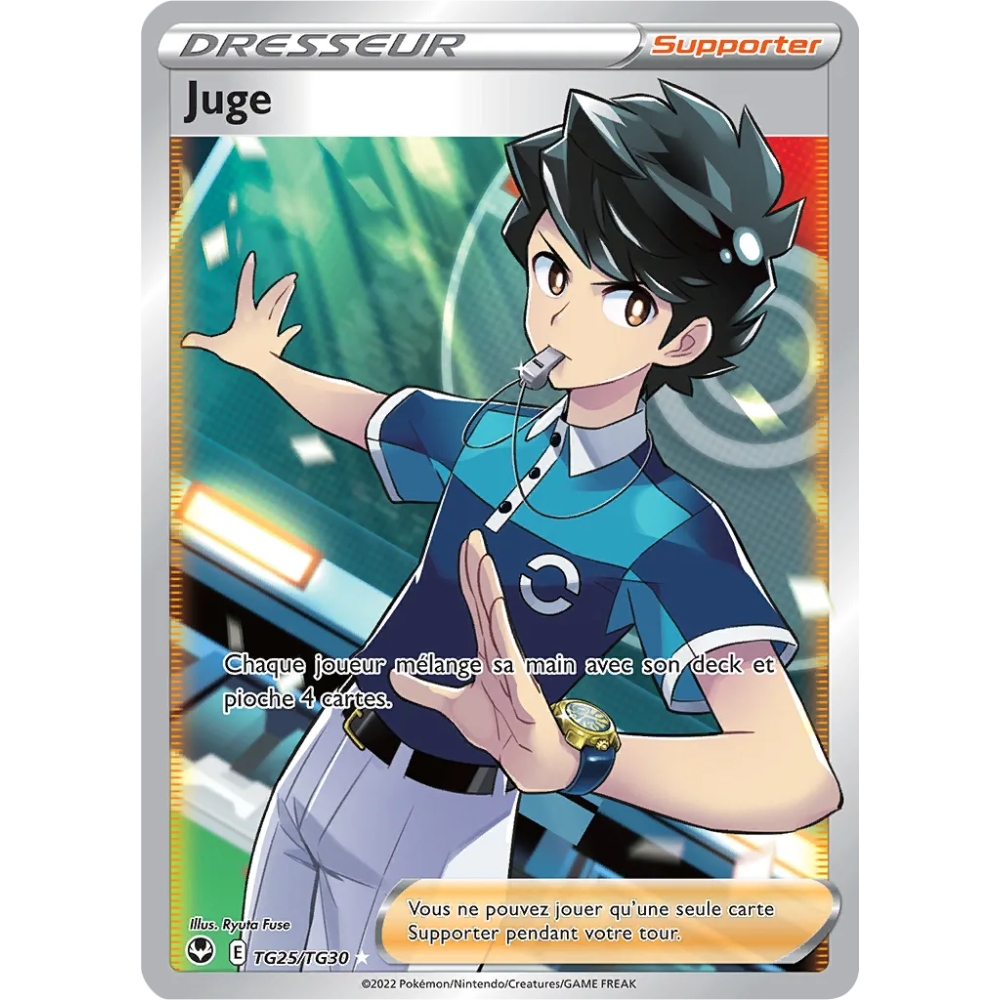 Juge TG25/TG30 : Joyau Galerie des Dresseurs ultra rare de l'extension Pokémon Tempête Argentée