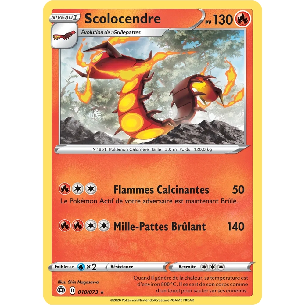 Découvrez Scolocendre, carte Holographique rare de la série La Voie du Maître