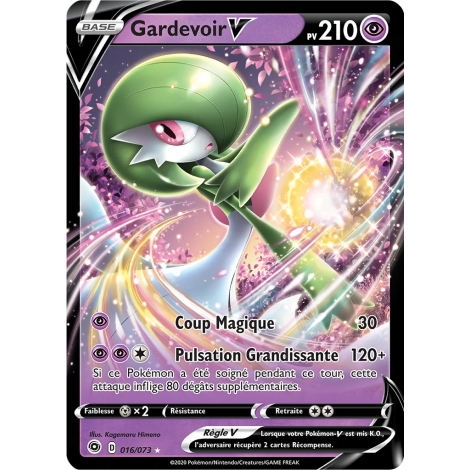 Découvrez Gardevoir, carte Holographique rare V de la série La Voie du Maître