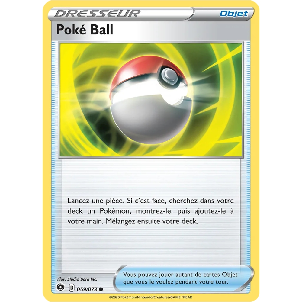 Carte Poké Ball - Commune (Brillante) de Pokémon La Voie du Maître 059/073