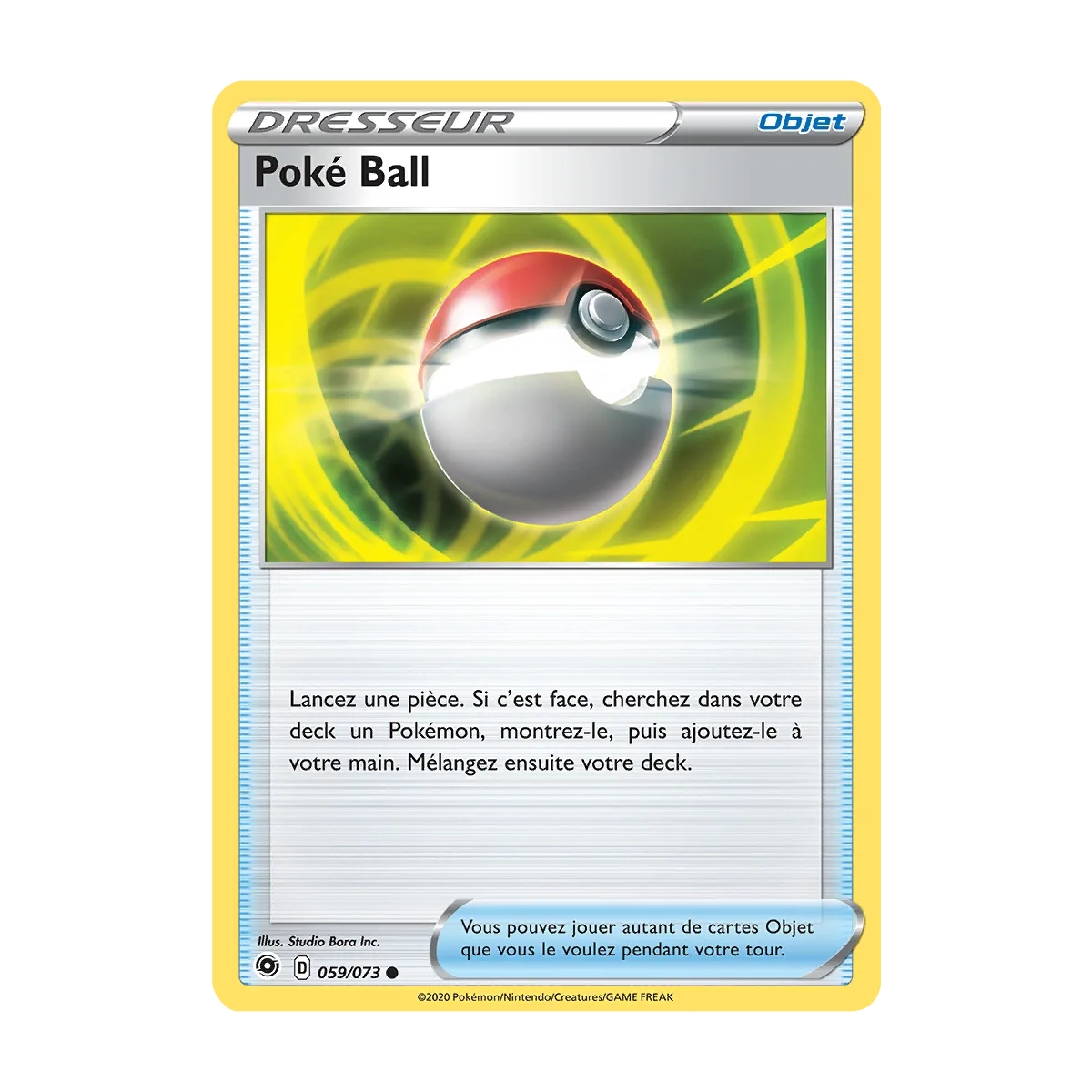 Carte Poké Ball - Commune (Brillante) de Pokémon La Voie du Maître 059/073