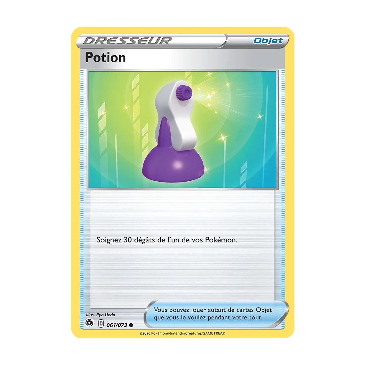 Carte Potion - Commune (Brillante) de Pokémon La Voie du Maître 061/073