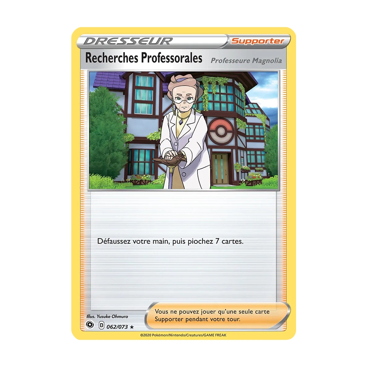 Recherches Professorales 062/073 : Joyau Holographique rare de l'extension Pokémon La Voie du Maître