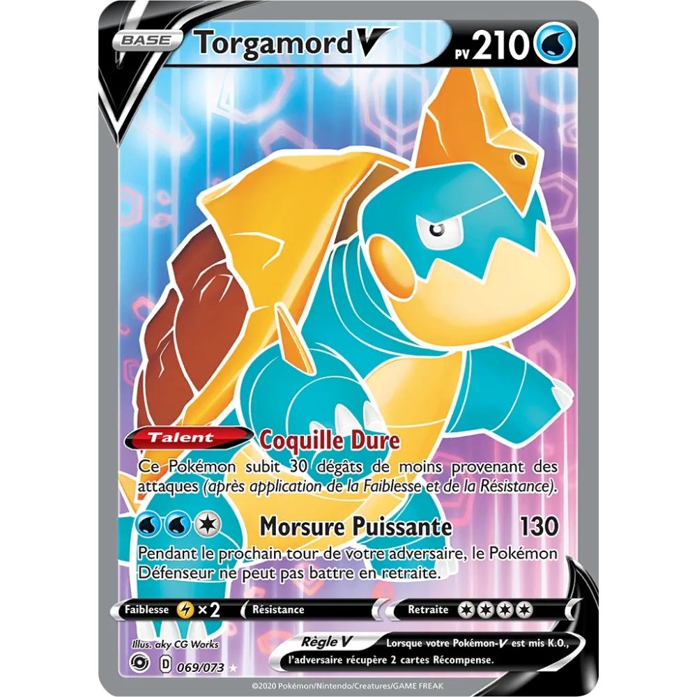 Torgamord 069/073 : Joyau Ultra rare de l'extension Pokémon La Voie du Maître