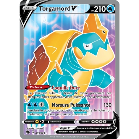 Torgamord 069/073 : Joyau Ultra rare de l'extension Pokémon La Voie du Maître