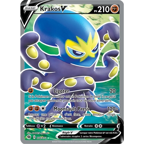 Krakos 072/073 : Joyau Ultra rare de l'extension Pokémon La Voie du Maître