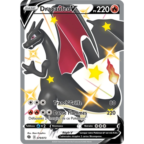 Carte Dracaufeu - Secrète rare de Pokémon La Voie du Maître 079/073