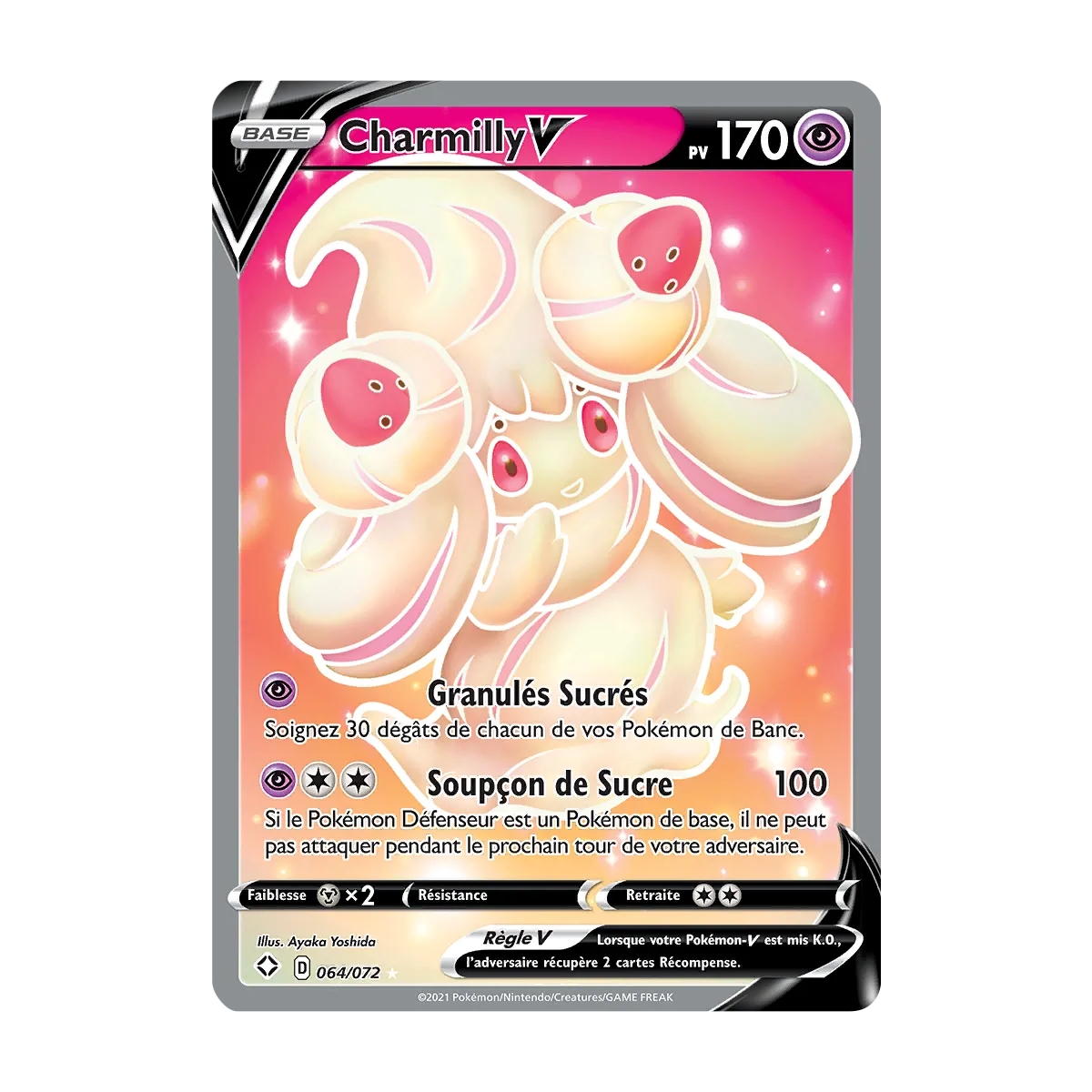 Carte Charmilly - Ultra rare de Pokémon Destinées Radieuses 064/072