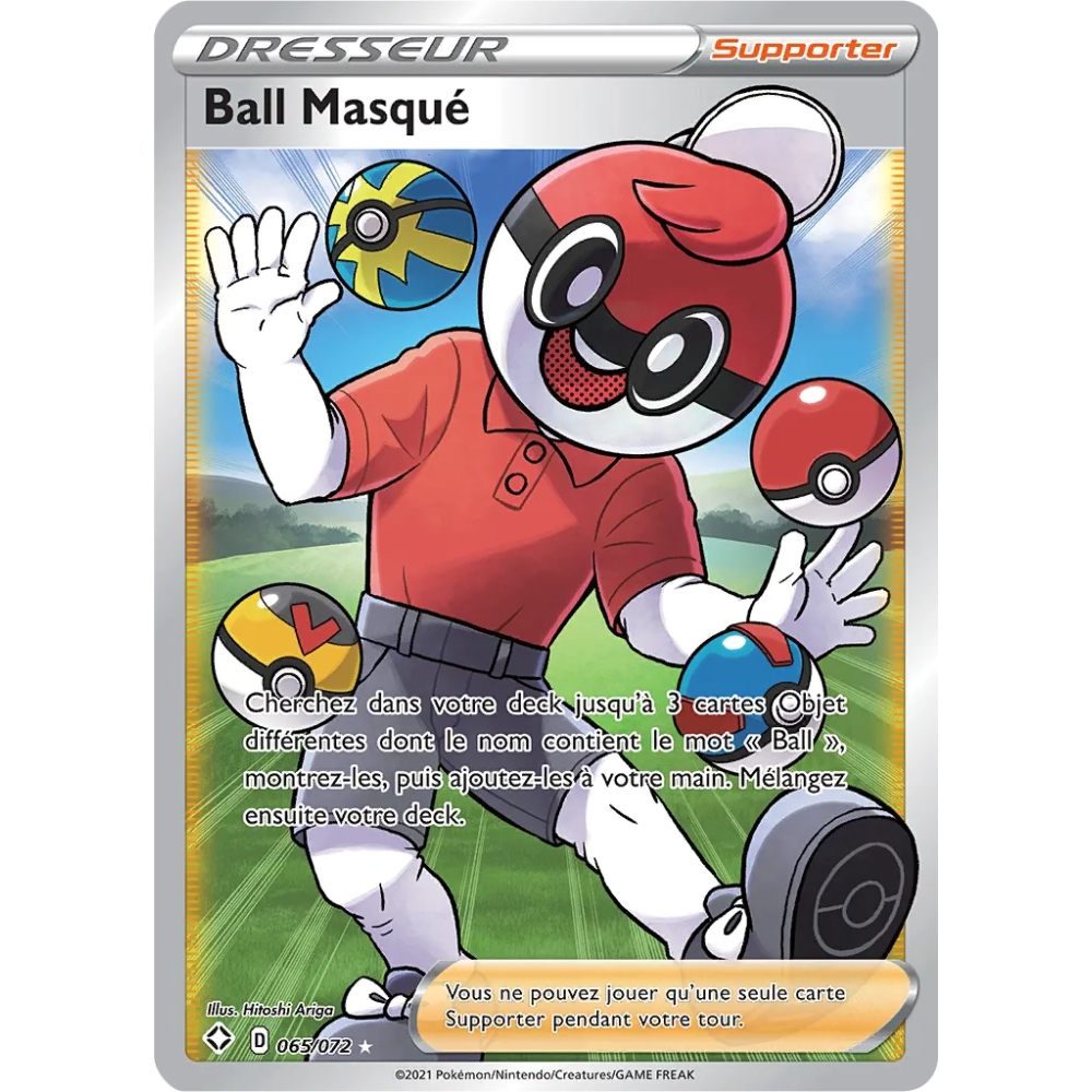 Découvrez Ball Masqué, carte Ultra rare de la série Destinées Radieuses