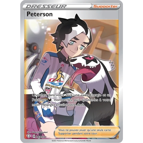 Carte Peterson - Ultra rare de Pokémon Destinées Radieuses 069/072