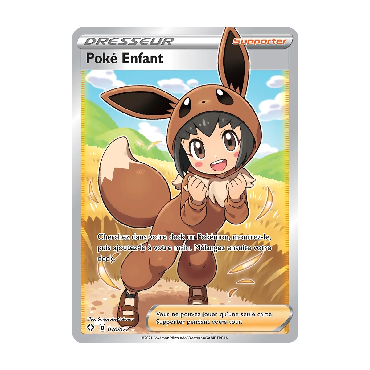 Poké Enfant 070/072 : Joyau Ultra rare de l'extension Pokémon Destinées Radieuses