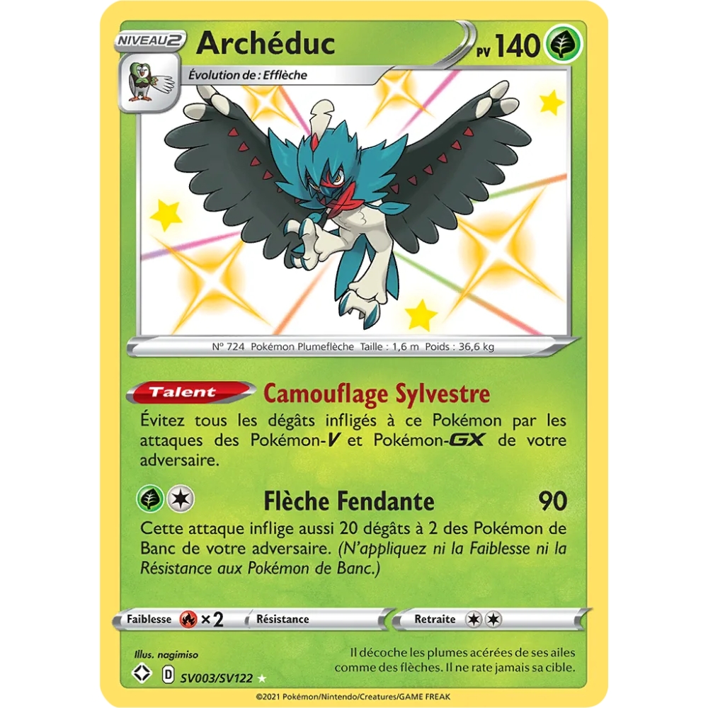 Archéduc SV003/SV122 : Joyau Chromatique rare de l'extension Pokémon Destinées Radieuses