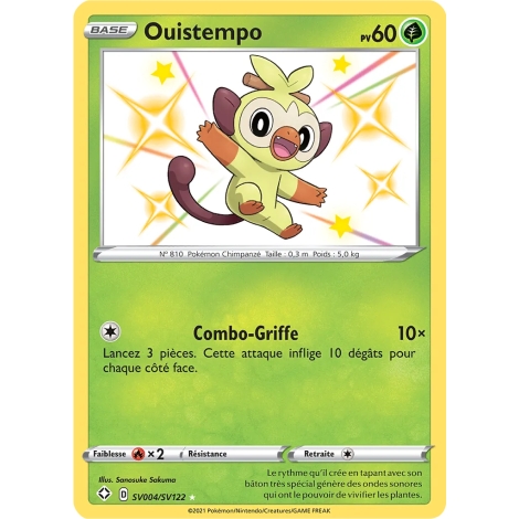 Ouistempo SV004/SV122 : Joyau Chromatique rare de l'extension Pokémon Destinées Radieuses