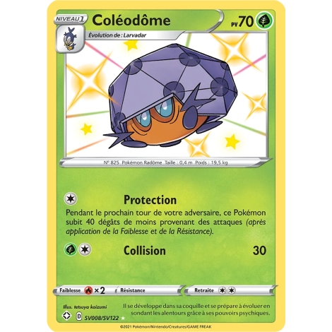 Coléodôme SV008/SV122 : Joyau Chromatique rare de l'extension Pokémon Destinées Radieuses