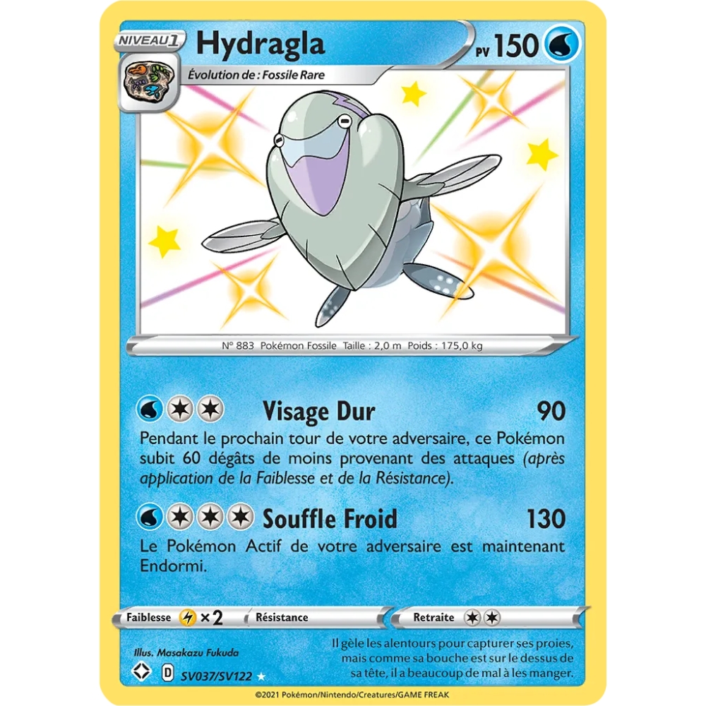 Hydragla SV037/SV122 : Joyau Chromatique rare de l'extension Pokémon Destinées Radieuses