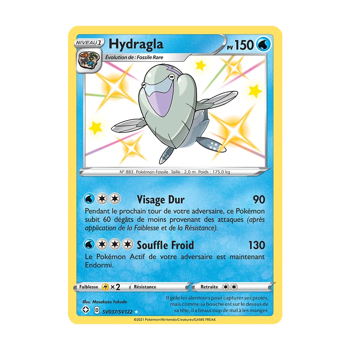 Hydragla SV037/SV122 : Joyau Chromatique rare de l'extension Pokémon Destinées Radieuses