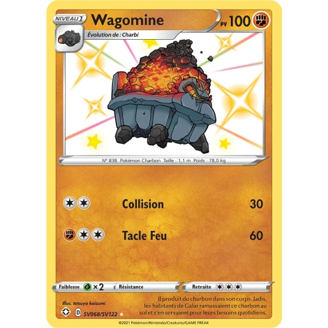 Wagomine SV068/SV122 : Joyau Chromatique rare de l'extension Pokémon Destinées Radieuses