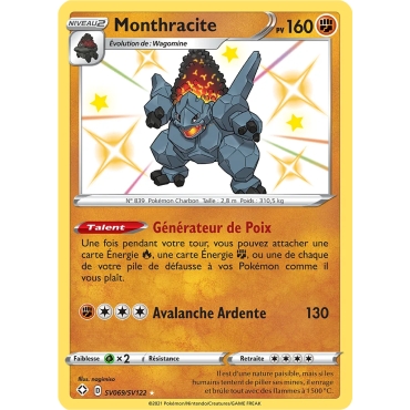 Découvrez Monthracite, carte Chromatique rare de la série Destinées Radieuses