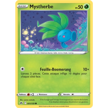 Mystherbe 001/159 : Joyau Commune (Brillante) de l'extension Pokémon Zénith Suprême