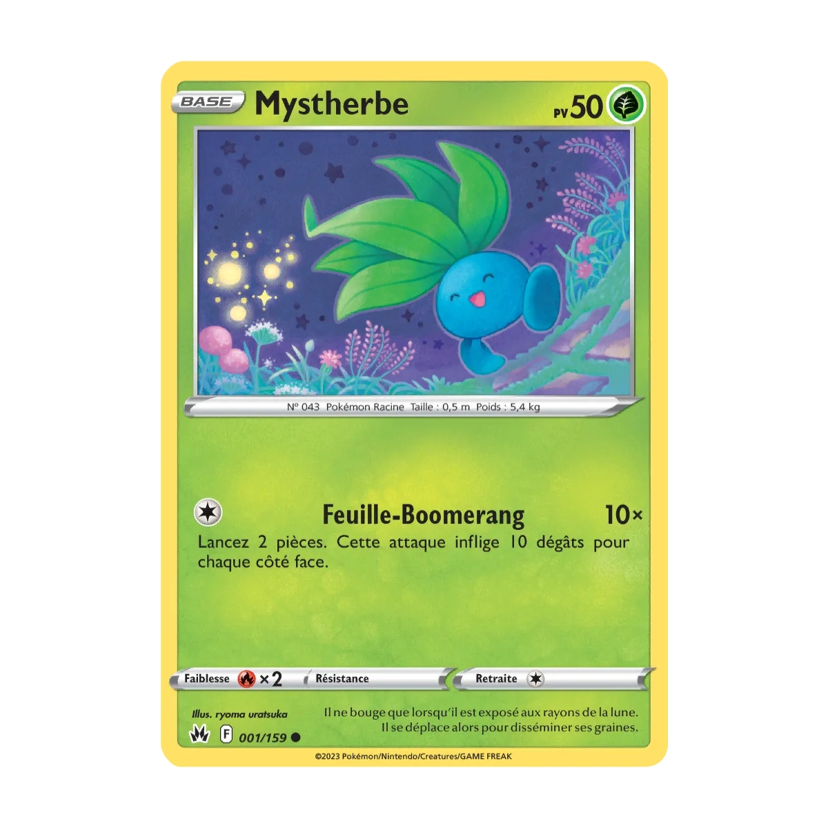 Mystherbe 001/159 : Joyau Commune (Brillante) de l'extension Pokémon Zénith Suprême