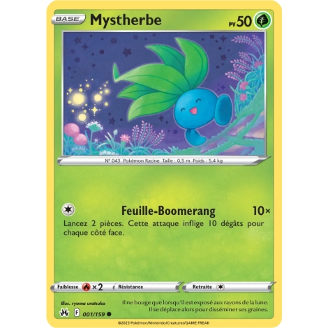 Mystherbe 001/159 : Joyau Commune (Brillante) de l'extension Pokémon Zénith Suprême