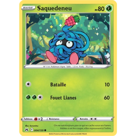 Saquedeneu 004/159 : Joyau Commune (Brillante) de l'extension Pokémon Zénith Suprême