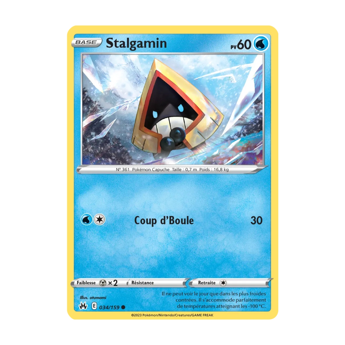 Carte Stalgamin - Commune (Brillante) de Pokémon Zénith Suprême 034/159