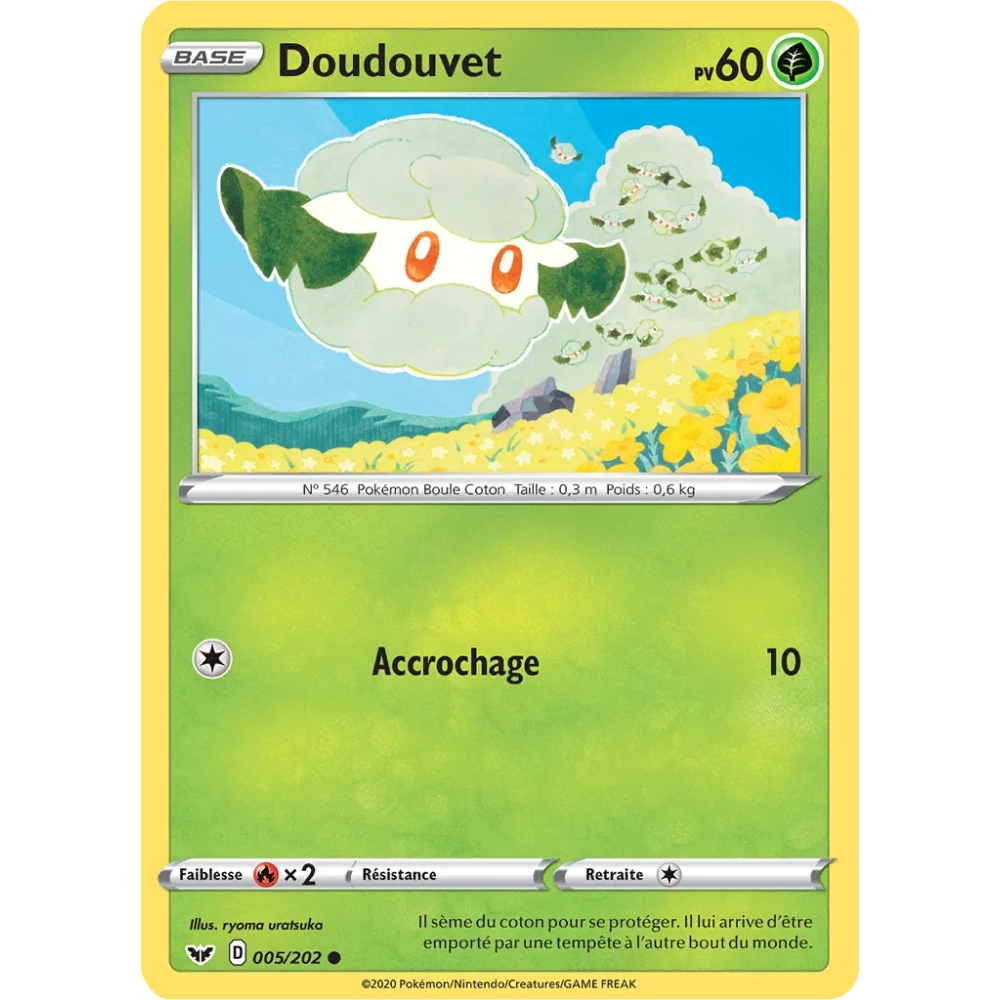 Doudouvet 005/202 : Joyau Commune (Brillante) de l'extension Pokémon Épée et Bouclier