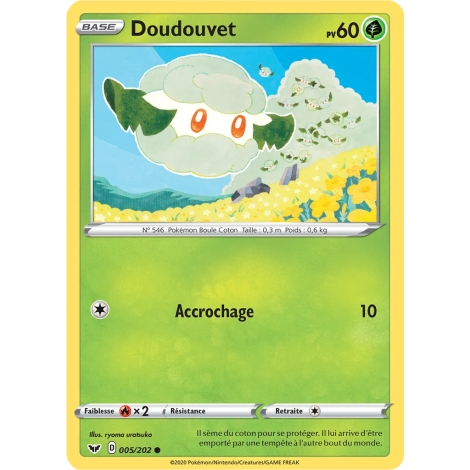 Doudouvet 005/202 : Joyau Commune (Brillante) de l'extension Pokémon Épée et Bouclier