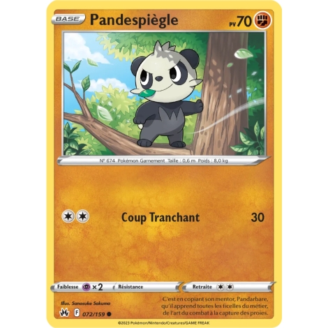 Pandespiègle 072/159 : Joyau Commune (Brillante) de l'extension Pokémon Zénith Suprême