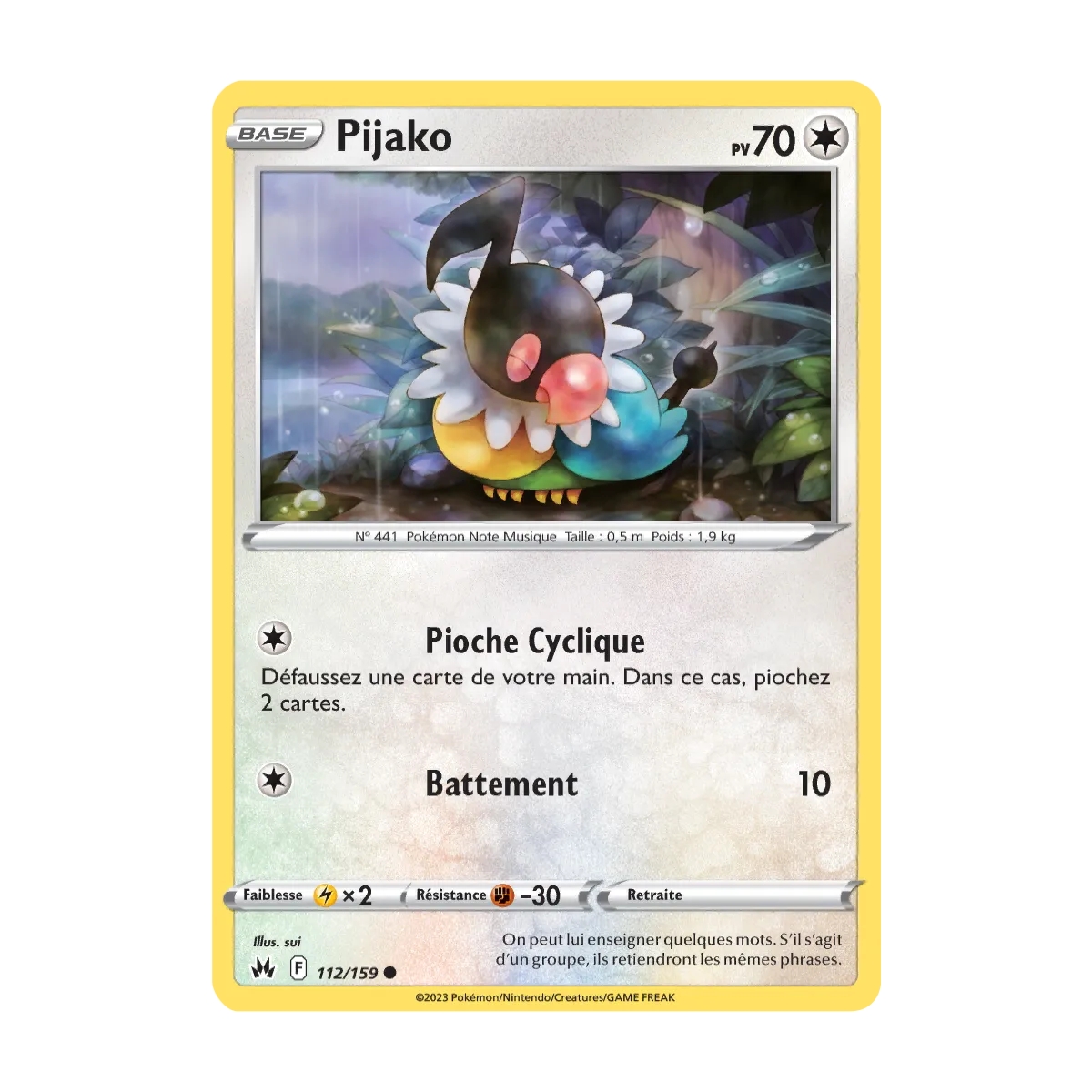 Voltorbe de Hisui GG01/GG70 : Joyau Galerie de Galar holographique rare de  l'extension Pokémon Zénith