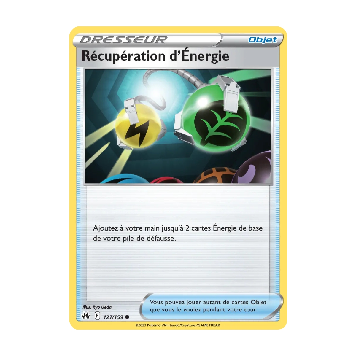 Récupération d'Énergie 127/159 : Joyau Commune (Brillante) de l'extension Pokémon Zénith Suprême