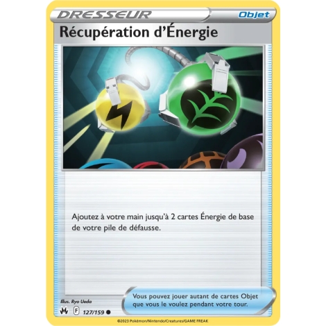 Récupération d'Énergie 127/159 : Joyau Commune (Brillante) de l'extension Pokémon Zénith Suprême